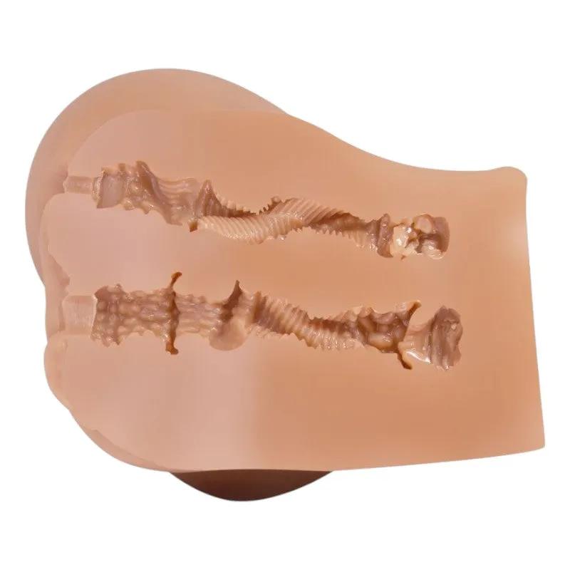 Masturbator realistic PRETTY LOVE Crazy Bull Emilia. simulare vaginală și anală cu textură realistică. funcții multiple de vibrație