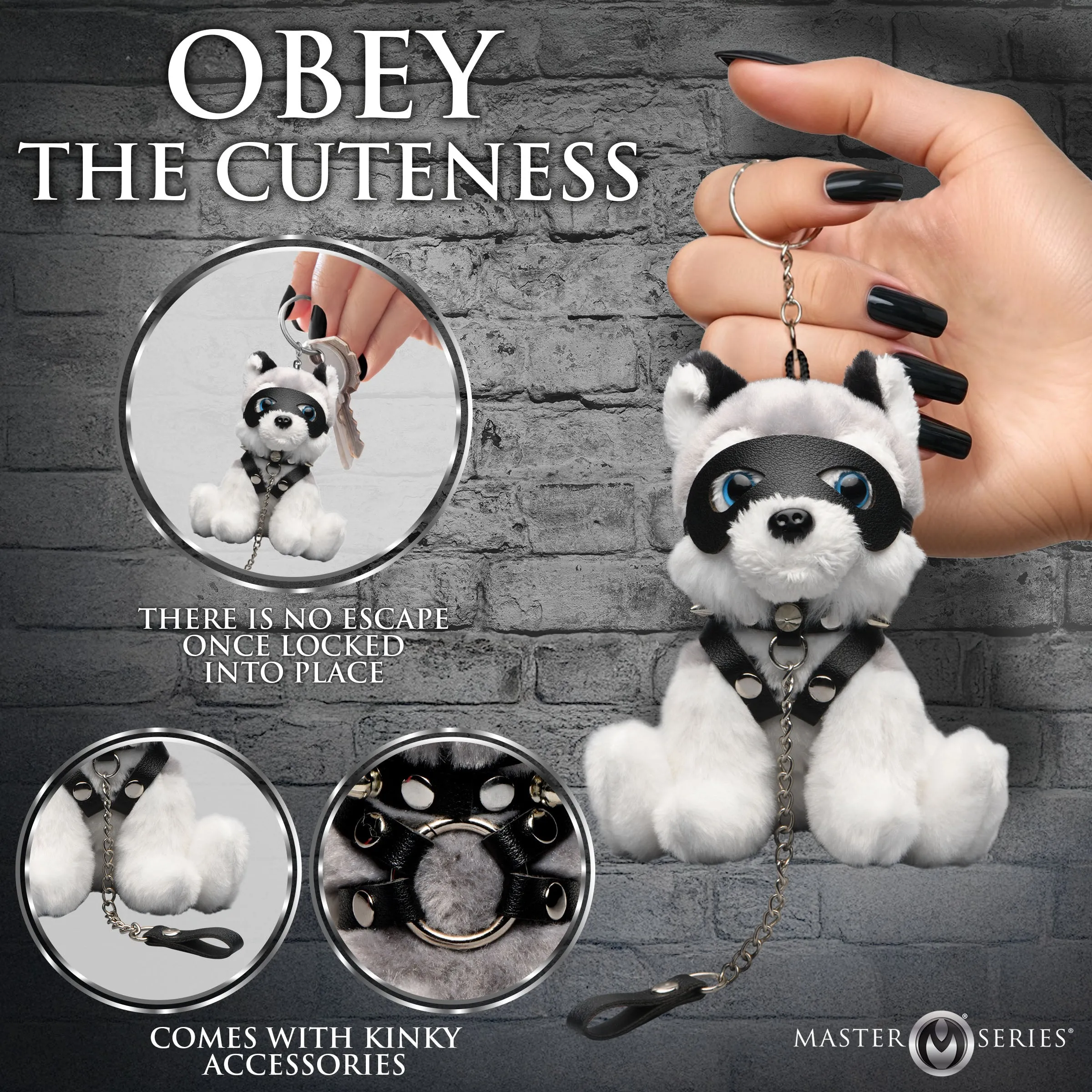 Max The Fetish Pup Keychain