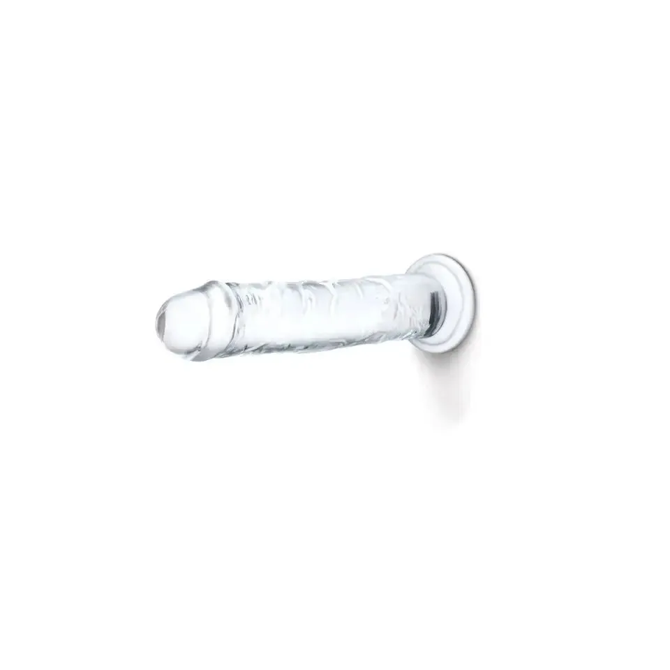 Me you us 7-inch Rubber Clear Penis Dildo with Suction Cup