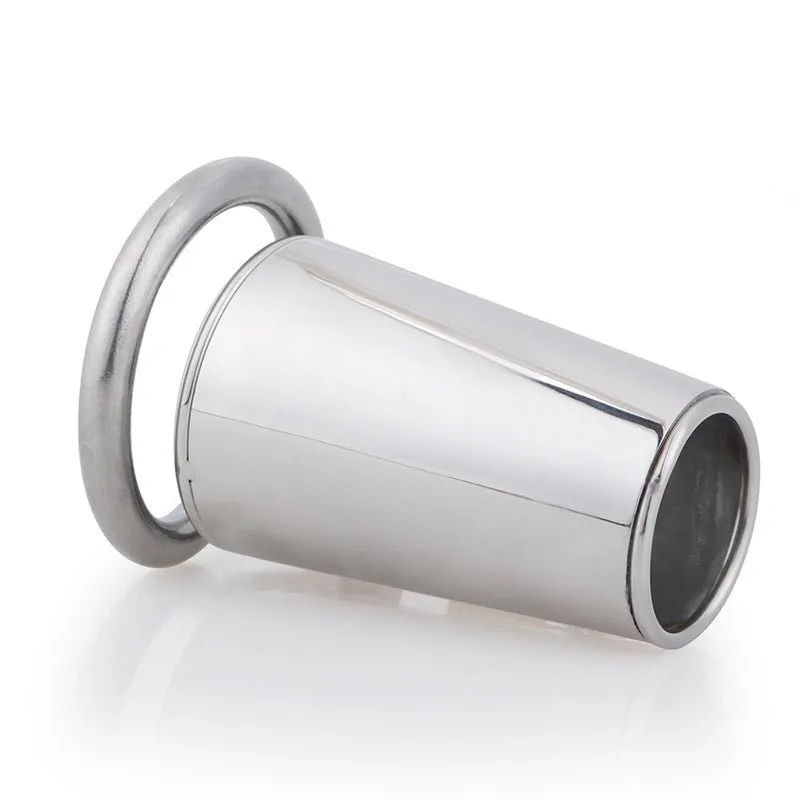 Men's Chastity Lock Bound Stainless Steel Ring