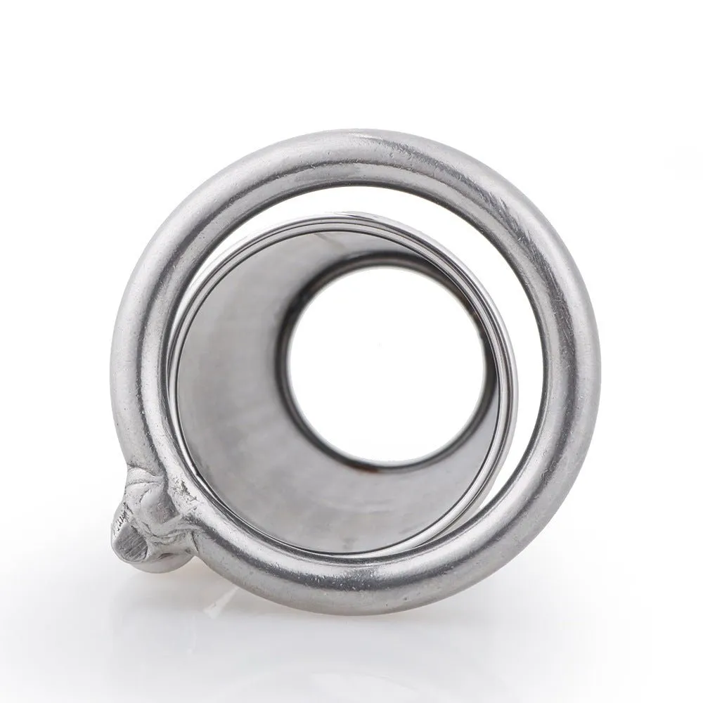 Men's Chastity Lock Bound Stainless Steel Ring