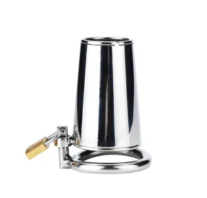 Men's Chastity Lock Bound Stainless Steel Ring