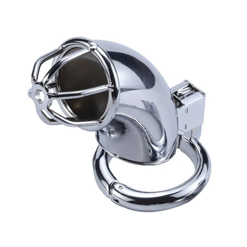 Metal Chastity Lock Stainless Steel Male Penis Bondage Lock Bird Cage