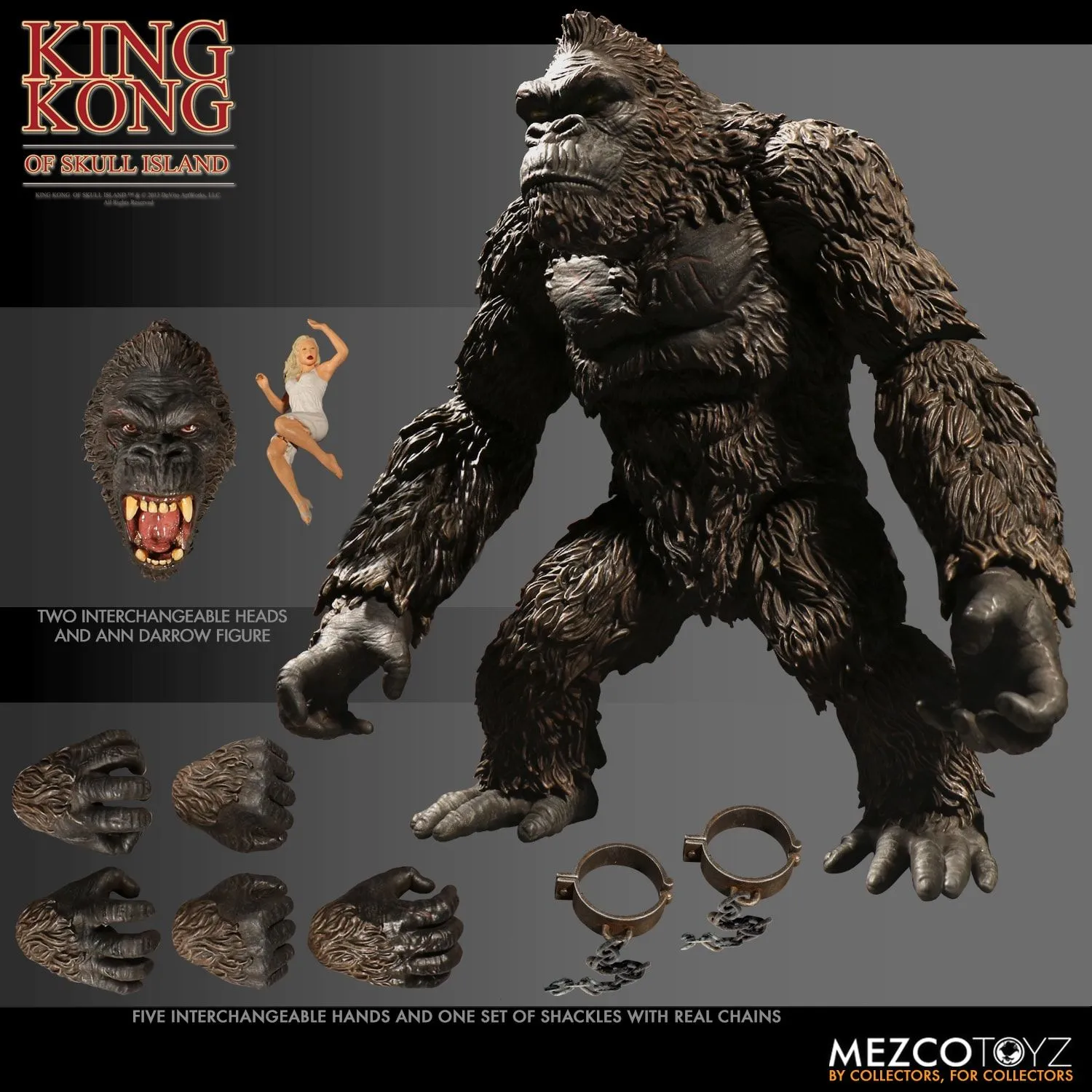 Mezco Toyz King Kong of Skull Island Action Figure