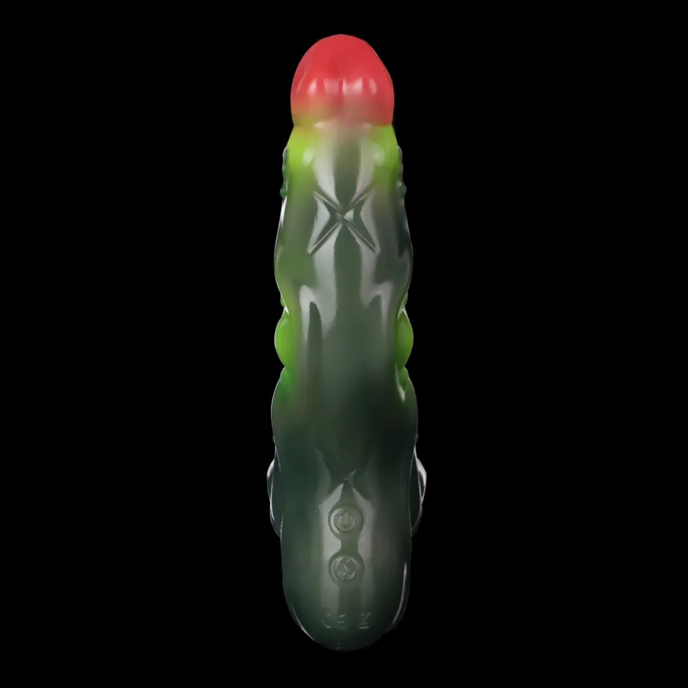 Monster Dildo Vibrating Butt Plug - Handheld Fantasy Women Vibrator Anal Sex Toys