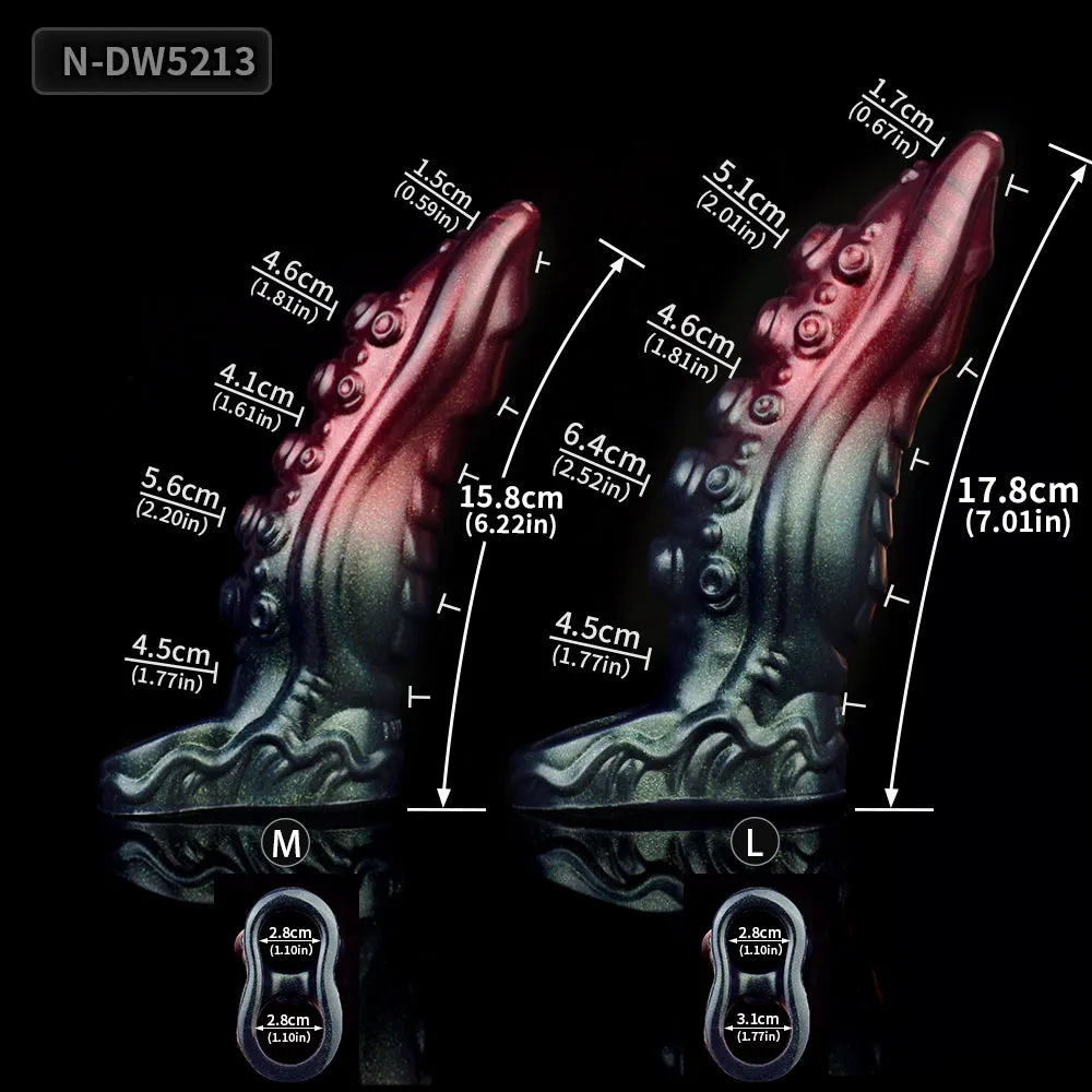 Monster Penis Sleeve Sheath - Fantasy Spiked Cocksleeve Condom Sex Toys for Men