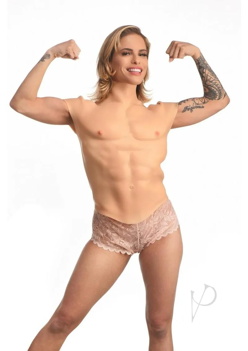 Ms Ripped Silicone Male Chest Lg Van