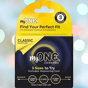 myONE Classic Condom Sampler (With FitKit Measuring Tool)