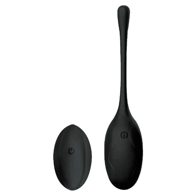 Ou vibrator INTY TOYS NEO. cu control prin telecomandă. 10 funcții de vibrații ultra-puternice. silențios. rezistent la apă. negru