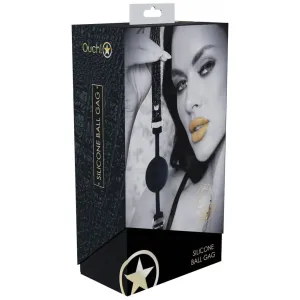 Ouch Rome Collection Silicone Ball Gag by Shots