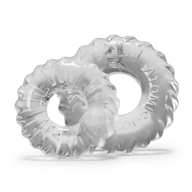 Oxballs Truckt Cockring 2 Pack Clear