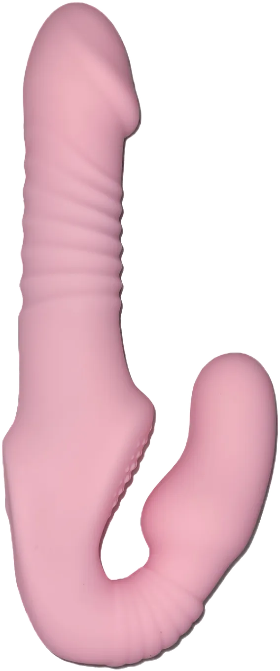 Pale Pink Strapless | Telescopic G-Spot | Vibrator | USB