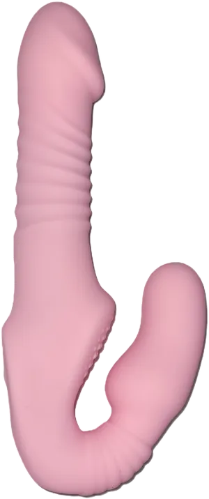 Pale Pink Strapless | Telescopic G-Spot | Vibrator | USB
