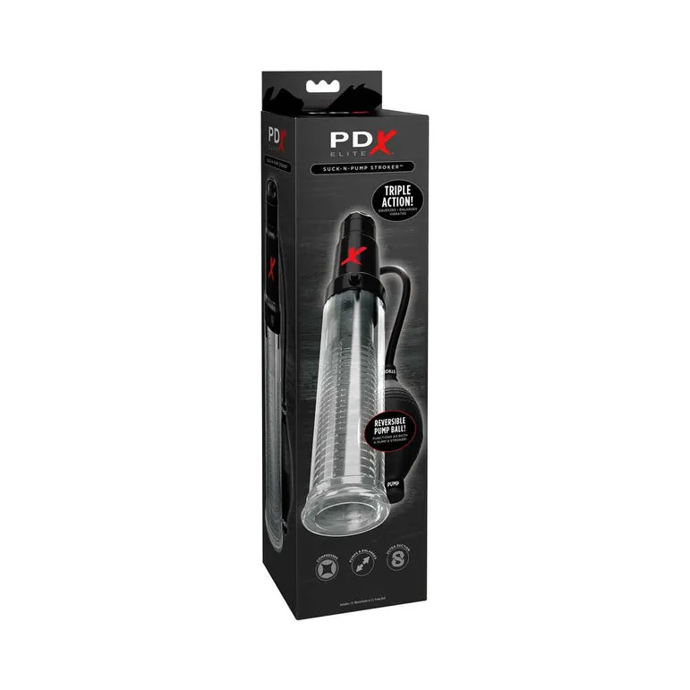 PDX Elite Suck N Pump Penis Pump & Masturbator