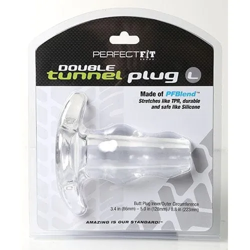 PerfectFit Double Tunnel Plug Clear