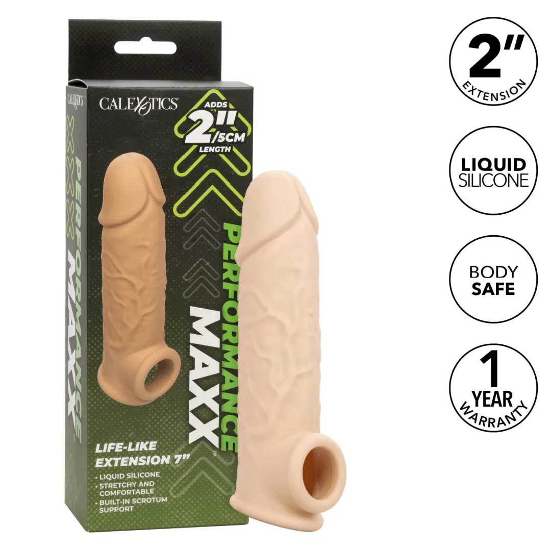 Performance Maxx Life-Like 7 Inch Extension with Ball Strap - Vanilla