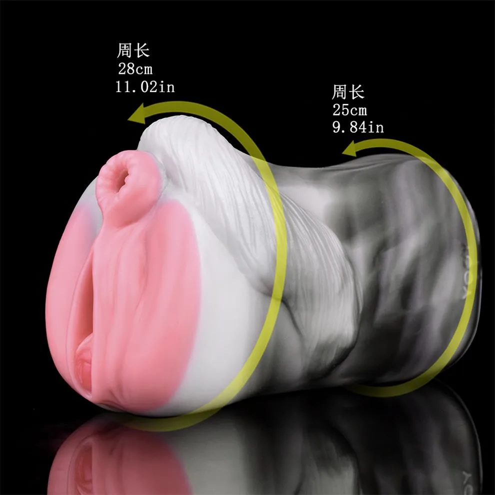 Pink Girl Horse Pussy Pocket Masturbator - Fantasy Animal Pussies Sex Toys for Men