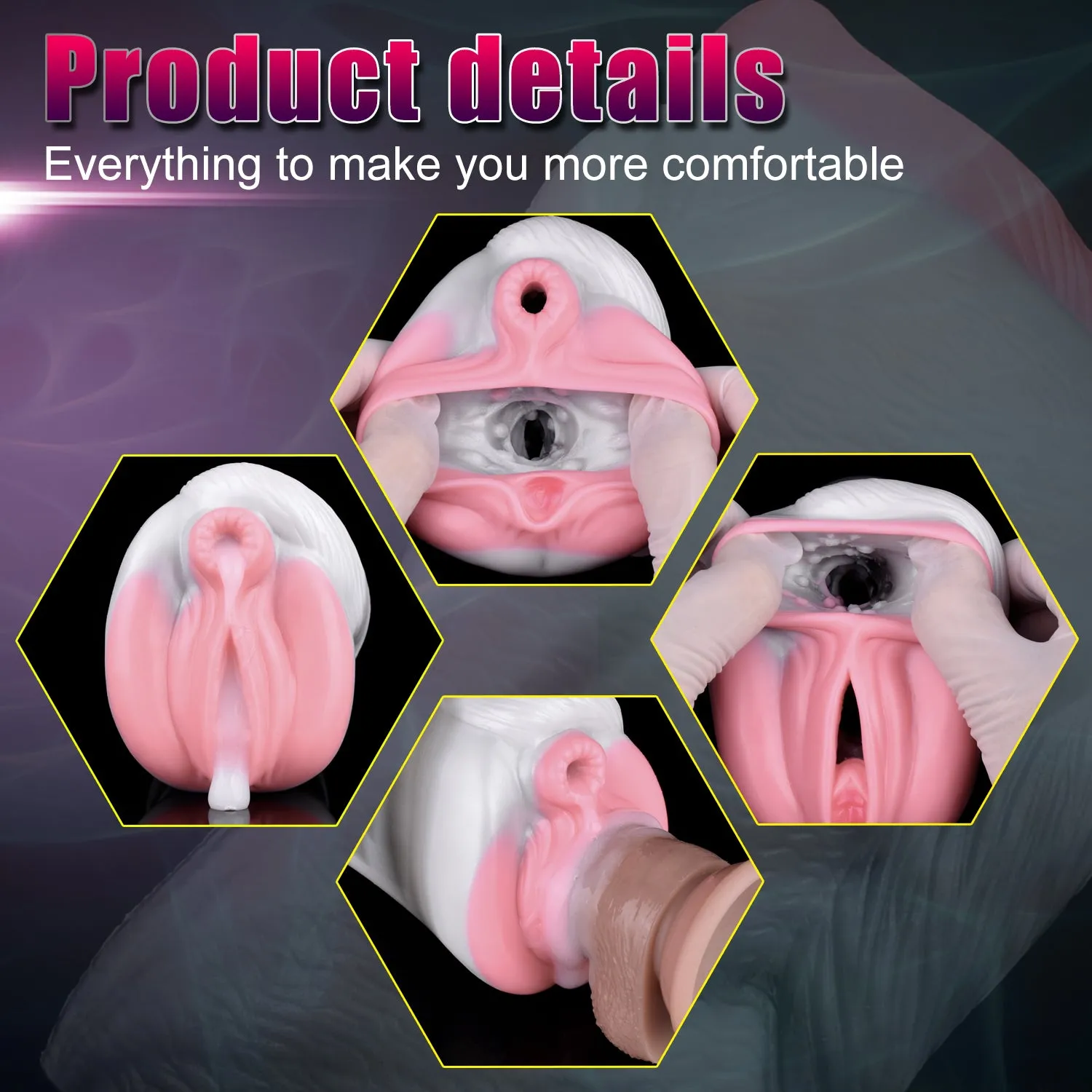 Pink Girl Horse Pussy Pocket Masturbator - Fantasy Animal Pussies Sex Toys for Men