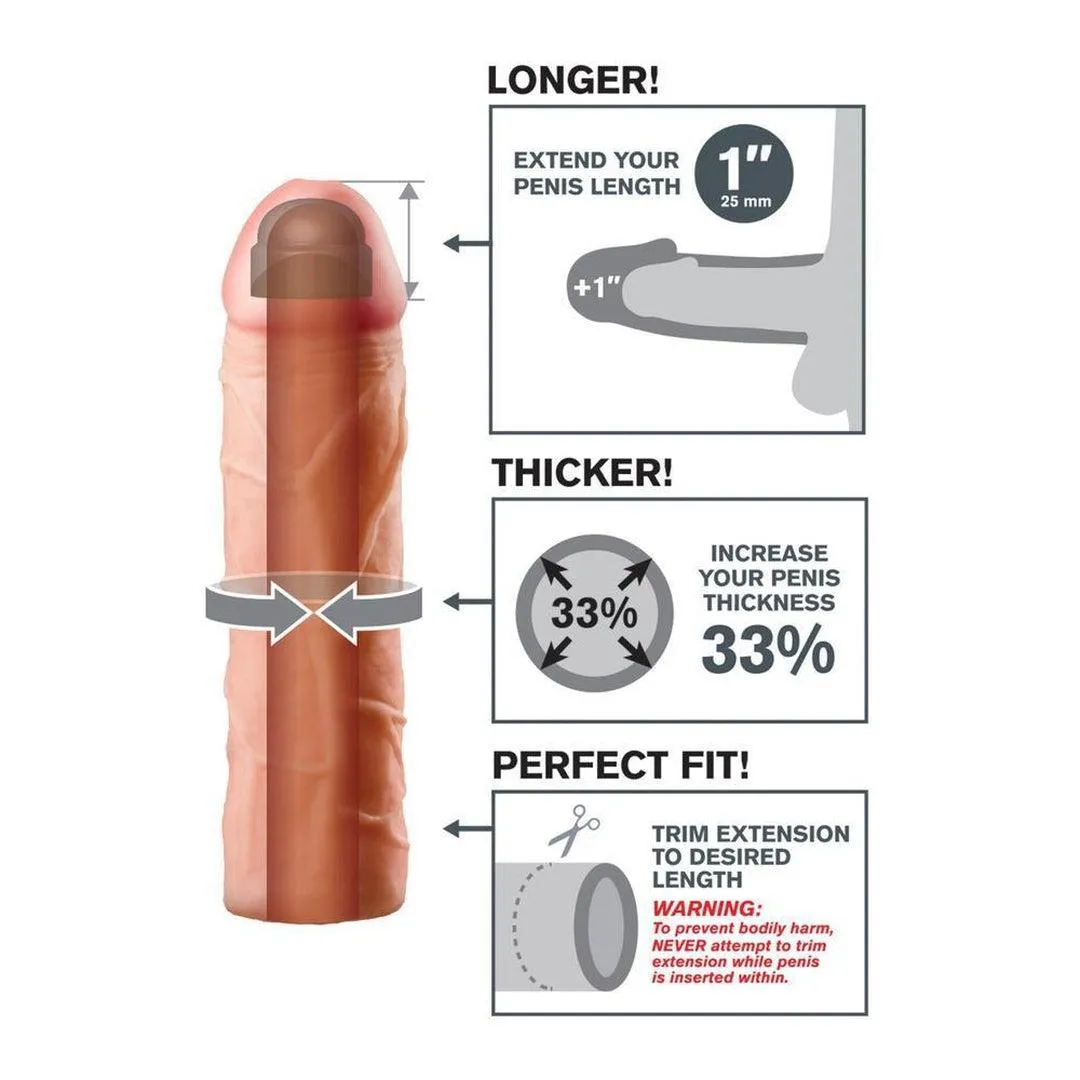 Pipedream Fantasy X-Tension Perfect 1 Penis Extender Sleeve