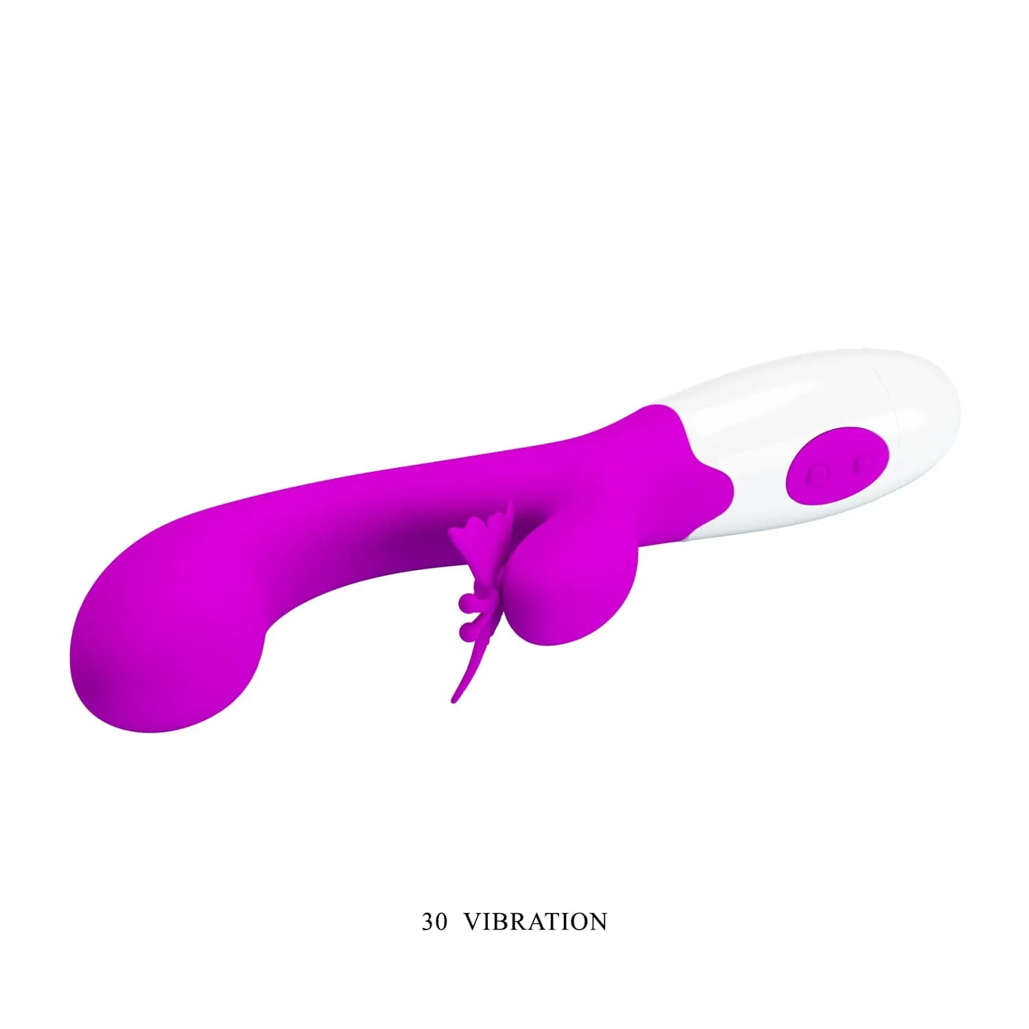 Pretty Love - Butterfly Kiss Rabbit Vibrator (Pink)