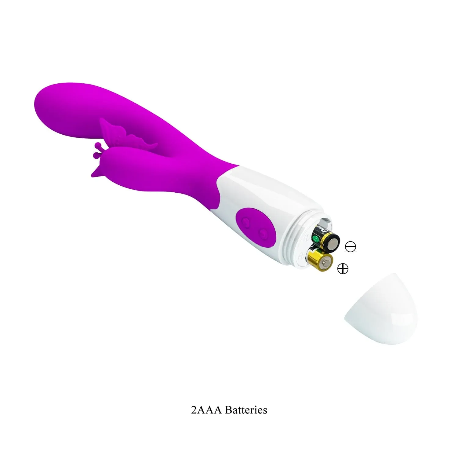 Pretty Love - Butterfly Kiss Rabbit Vibrator (Pink)