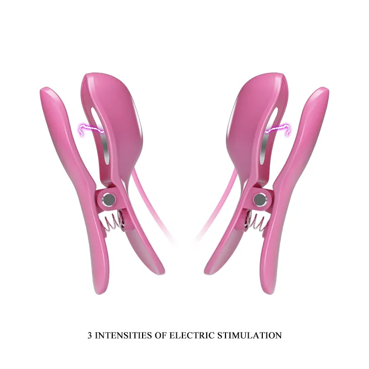 Pretty Love Romantic Wave II Estim & Vibrating Nipple Clip
