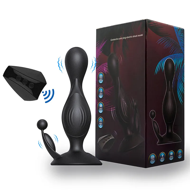 Prostate Massager - Remoter Estim Anal Vibrator - Domlust