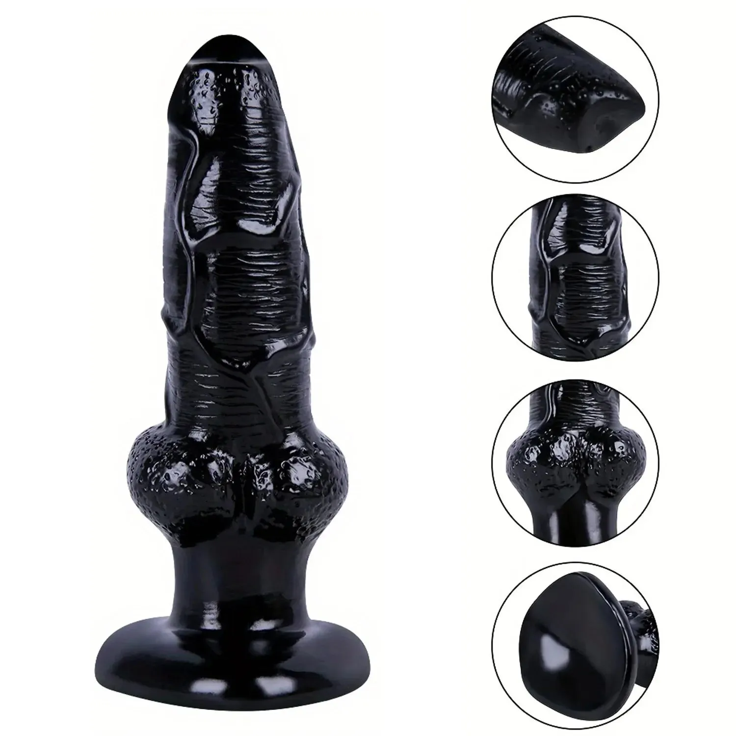 Realistic Animal Dildo - Domlust Silicone Wolf Dildos Anal Plug