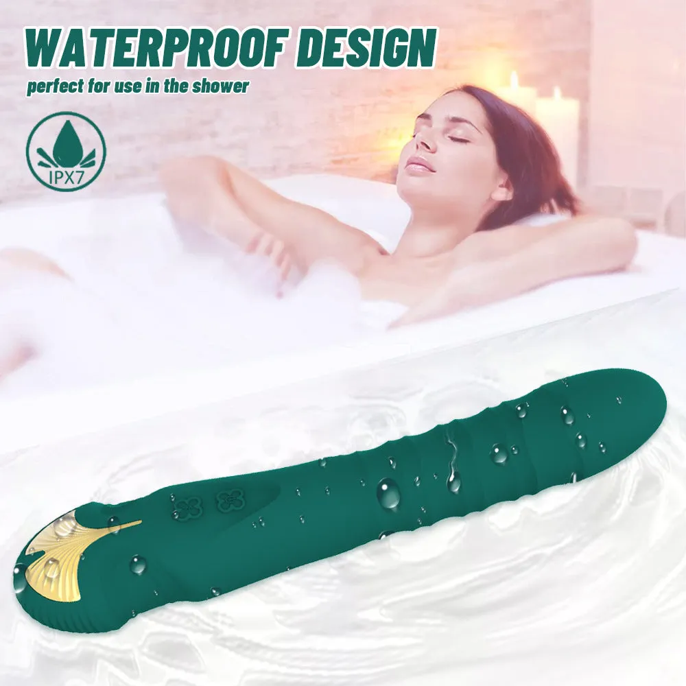 Realistic Dildo Thrusting G Spot Vibrator - Classic Vibrating Dildo Clit Stimulator