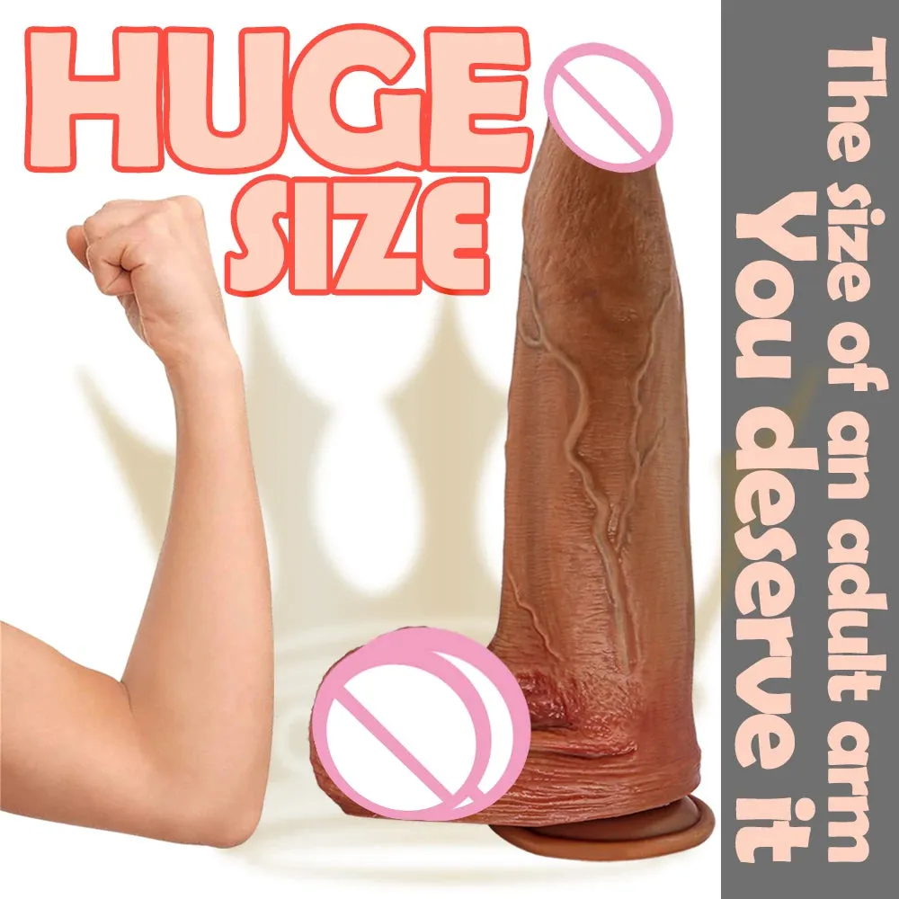 Realistic Huge Anal Dildo Female Sex Toys- Big Giant Silicone Dildos Butt Plug