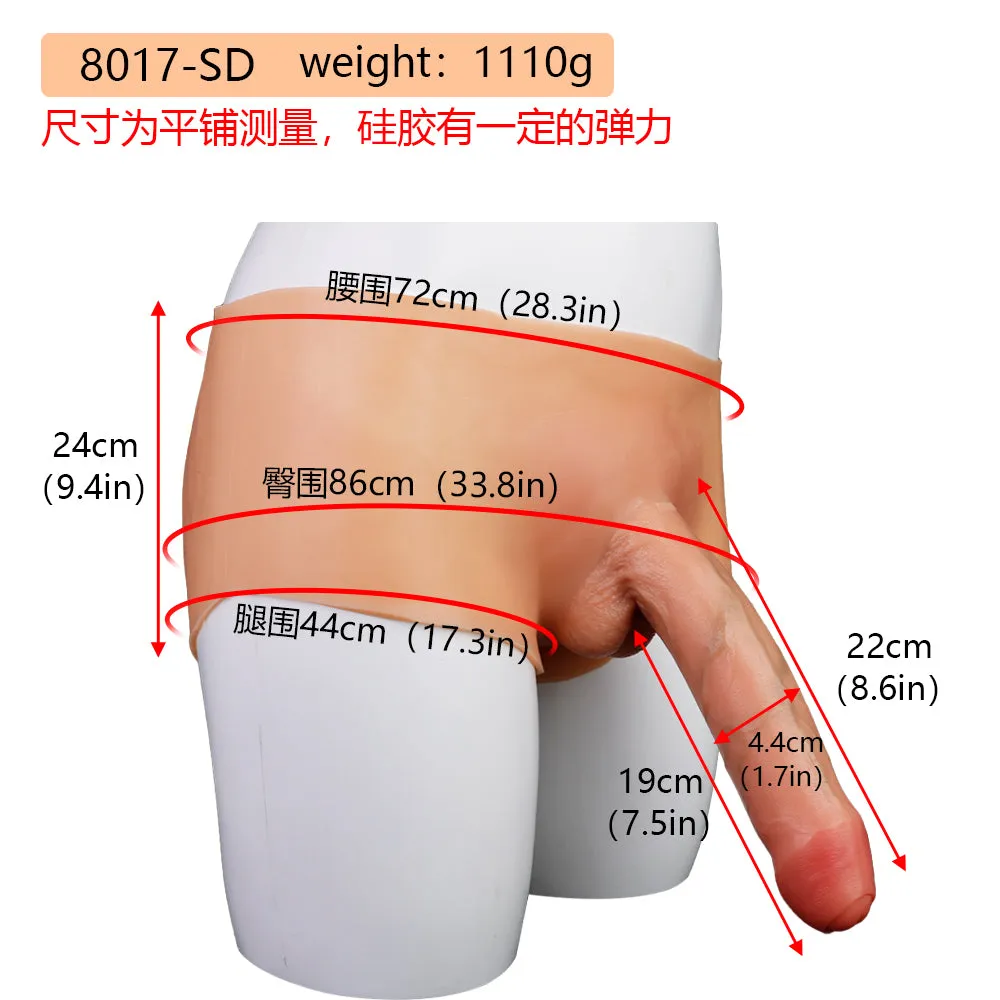 Realistic Strap On Dildo Panty - Life Size Peins Wearable Underwear for Women Lesbian