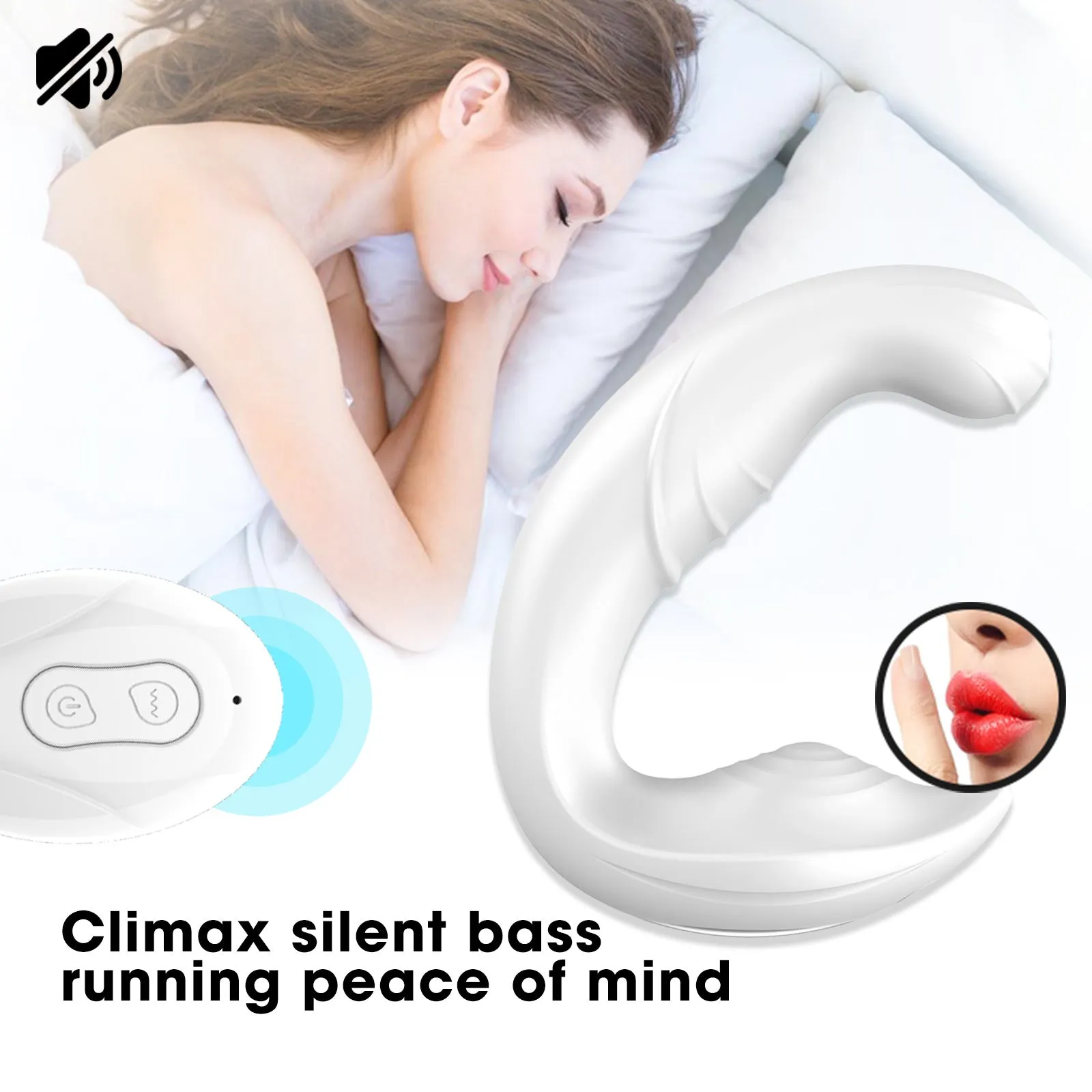 Remote Control Finger Flapping Prostate Massager - Double End Anal Clit Stimulator