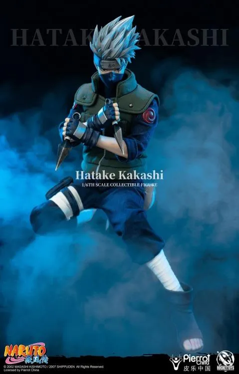 Rockettoys 1/6 Naruto Shippuden Kakashi Hatake Scale Action Figure
