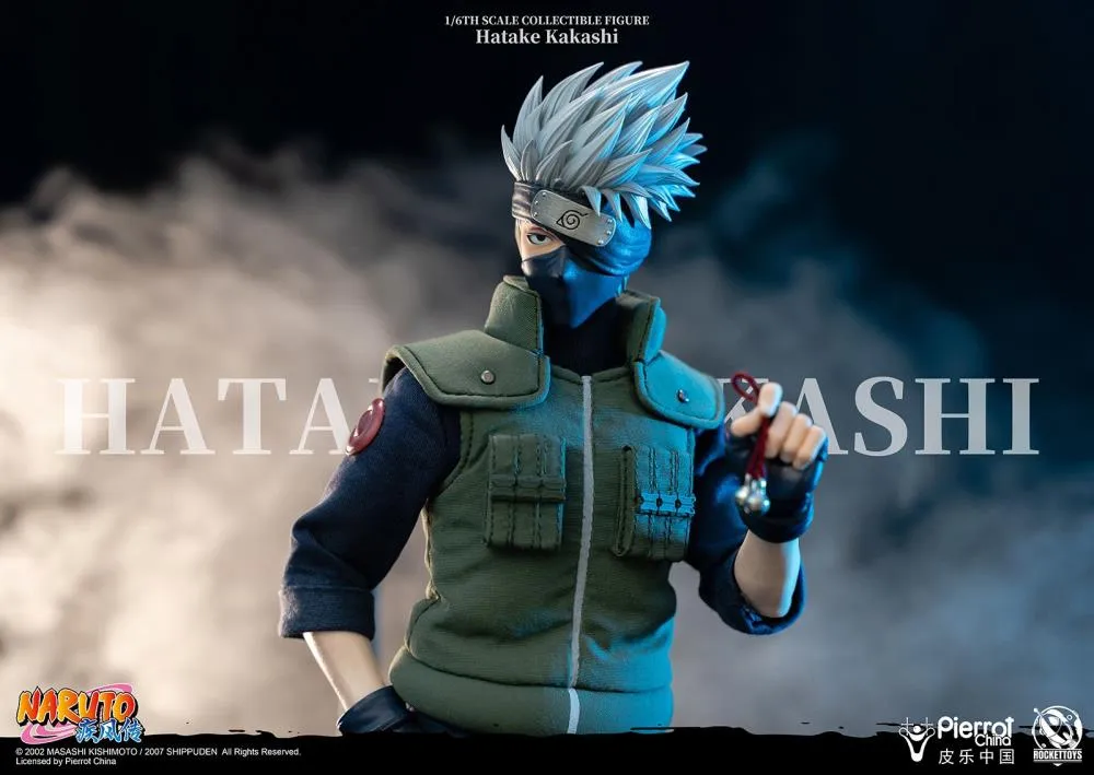Rockettoys 1/6 Naruto Shippuden Kakashi Hatake Scale Action Figure