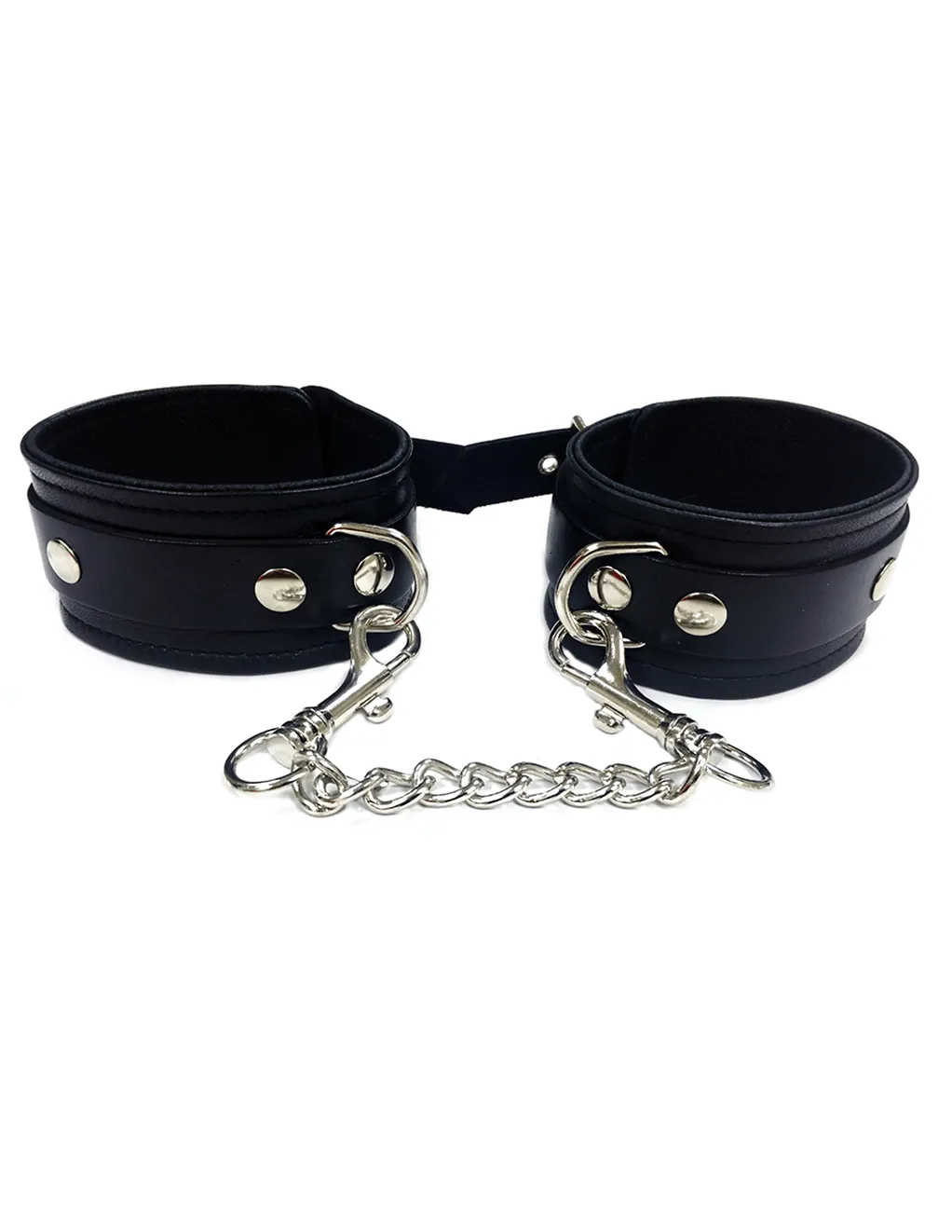 Rouge Leather Ankle Cuffs