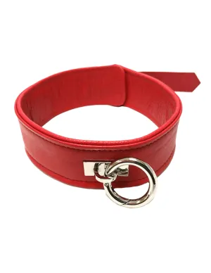 Rouge Leather Collar