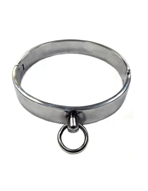 Rouge Thick Stainless Steel Collar
