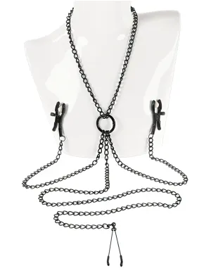 Saffron Nipple to Clit Clamp Set