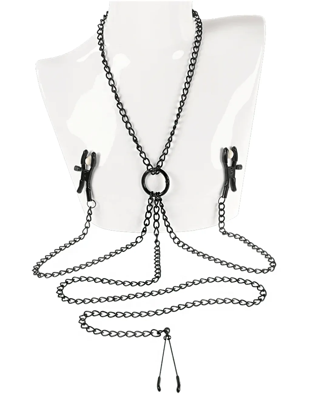 Saffron Nipple to Clit Clamp Set