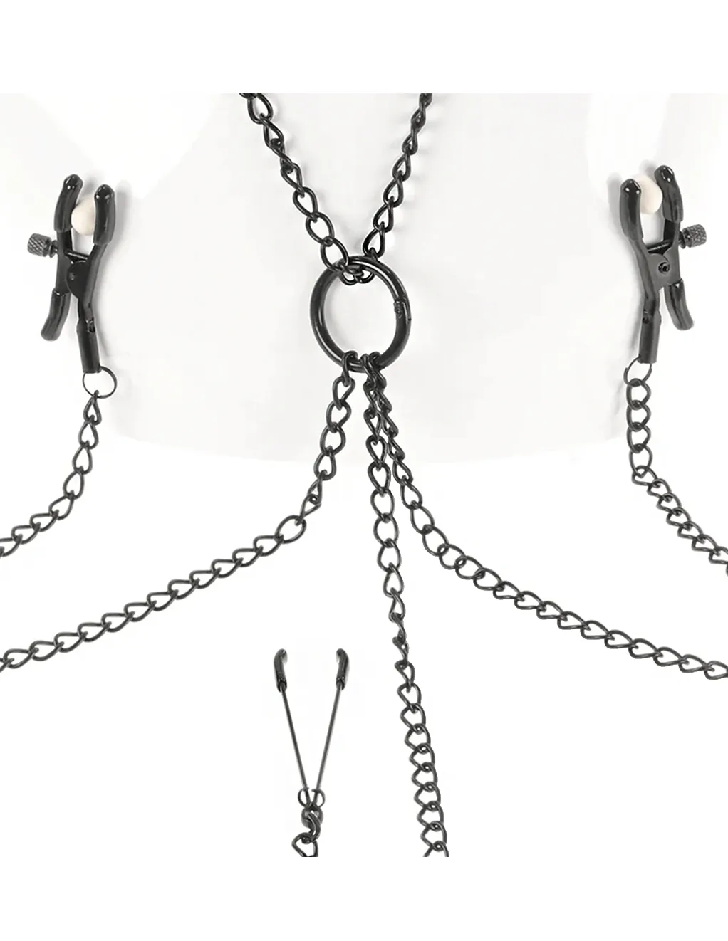 Saffron Nipple to Clit Clamp Set
