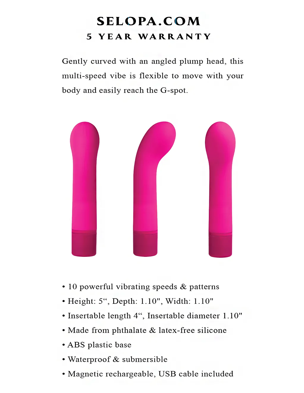 Selopa Paradise G G-Spot Vibrator