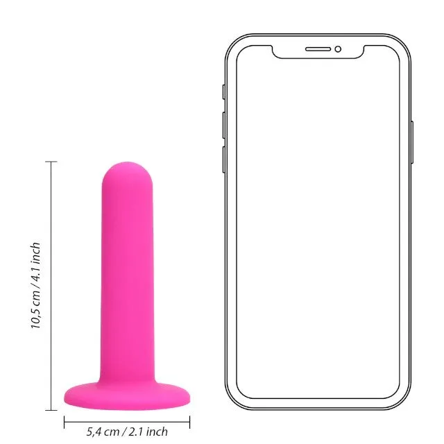 Set dilatare vaginală LOVELINE Silicone Dilator Set. 5 dilatatoare cu ventuze pentru fixare. diametre 1.7 - 3.2 cm. multicolor