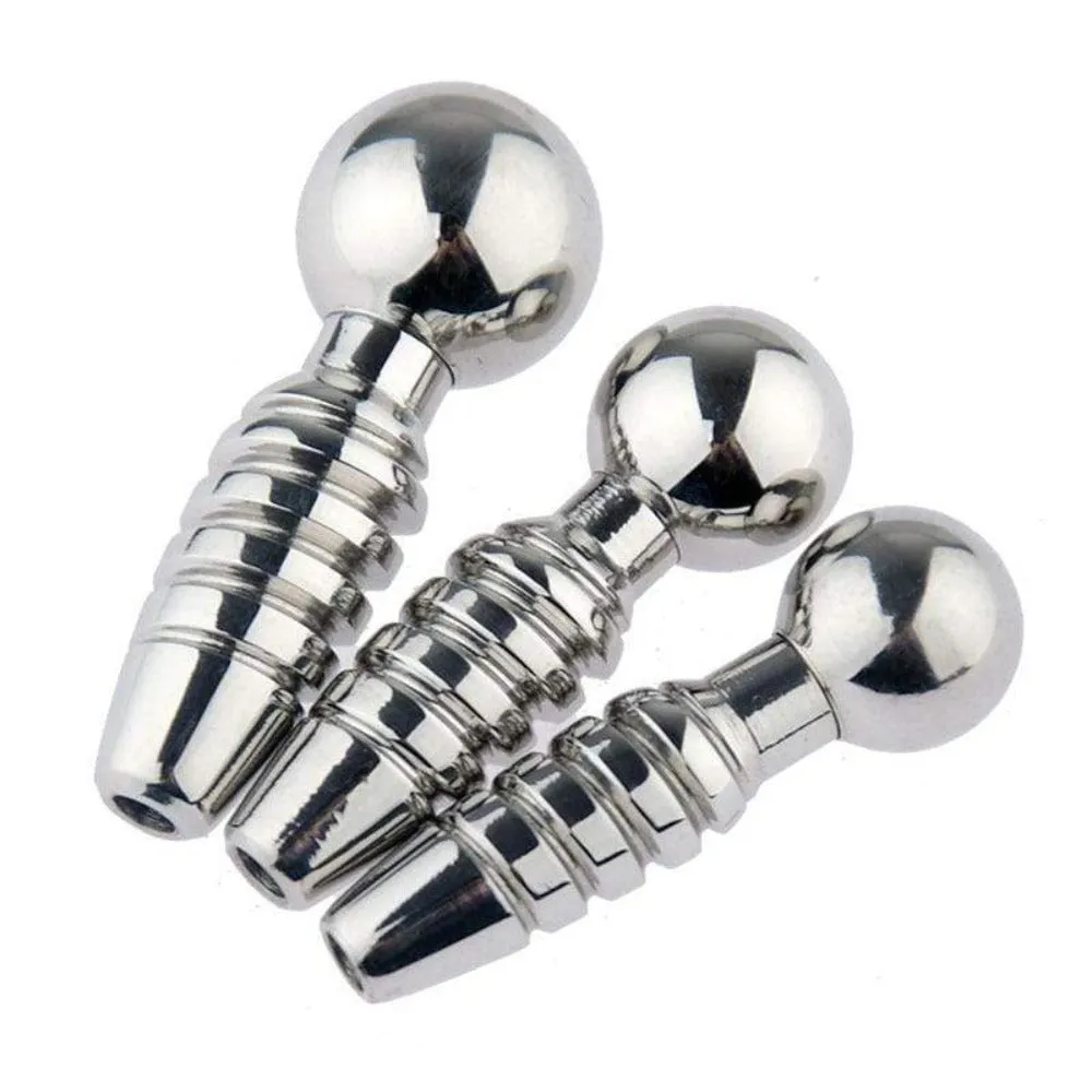 Short Hollow Steel Cum Thru Plugs