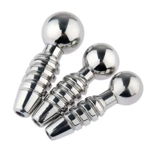 Short Hollow Steel Cum Thru Plugs