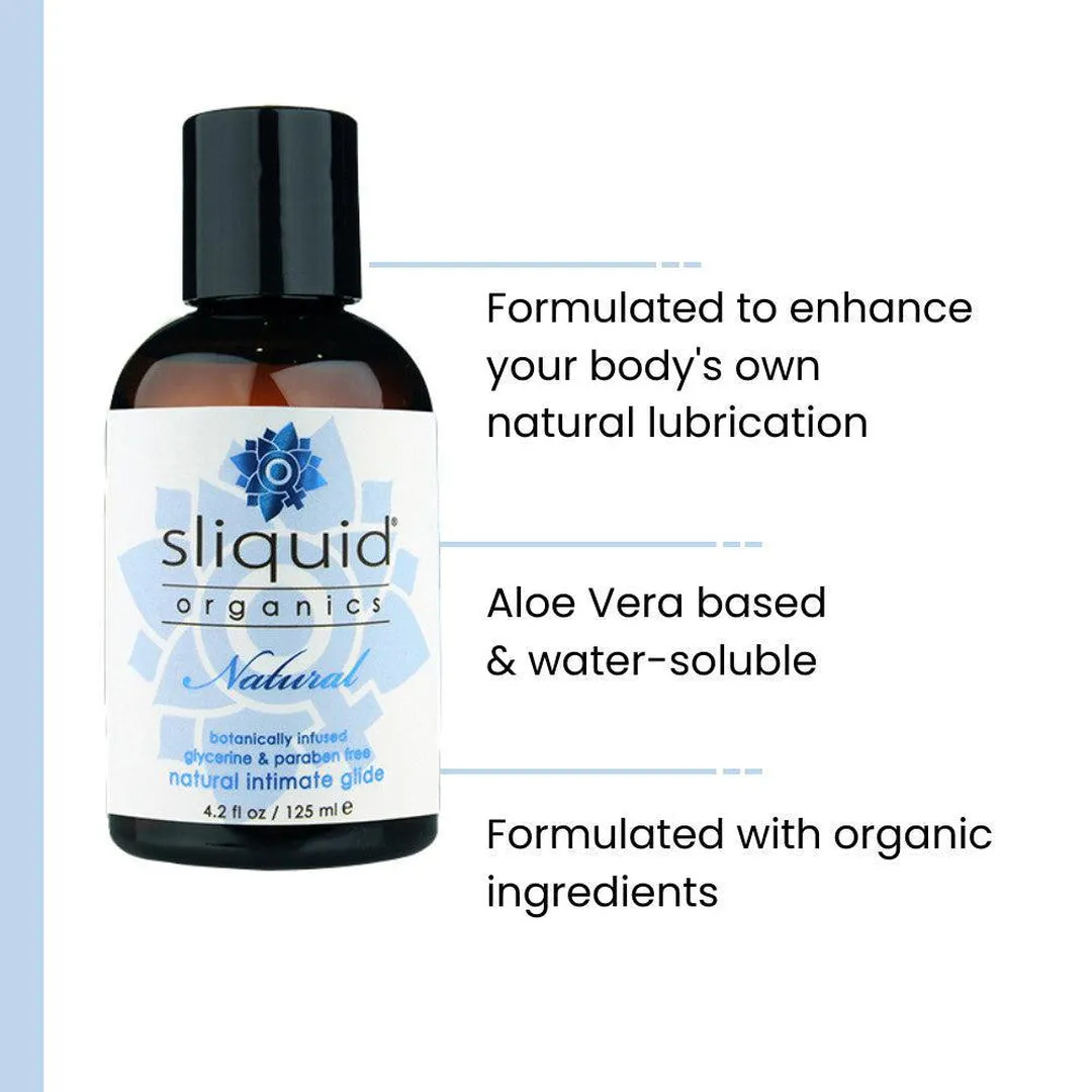 Sliquid Organics Natural Lubricant with Aloe