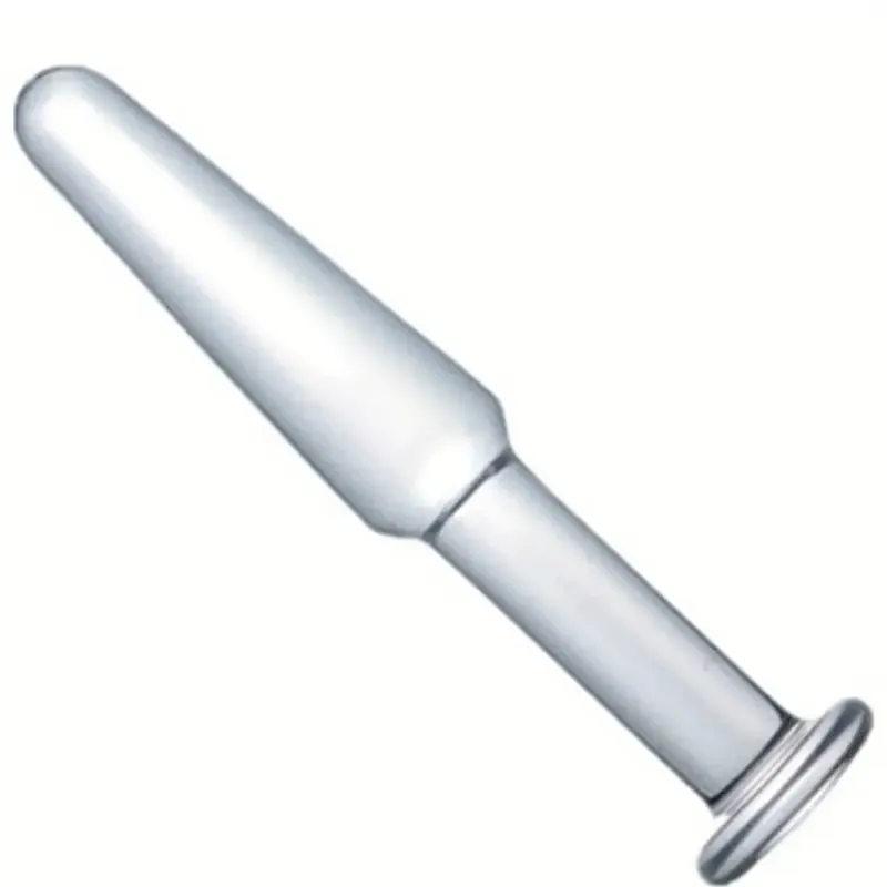 SM Training Anal Plug G-spot Prostate Massager Clear Stopper Adult Toy