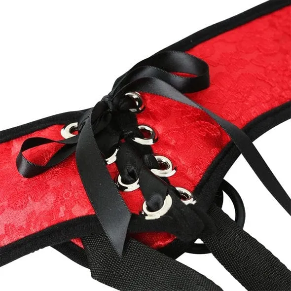 Sportsheets Red Lace Corsette Harness