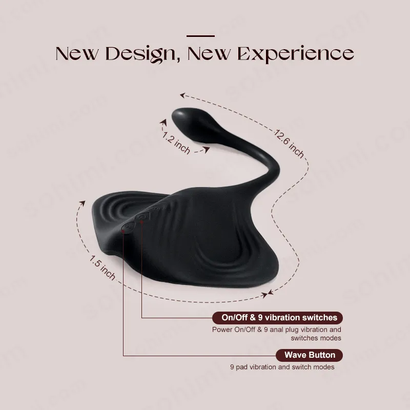 Stingray|Wearable Vibratiing Butt Plug