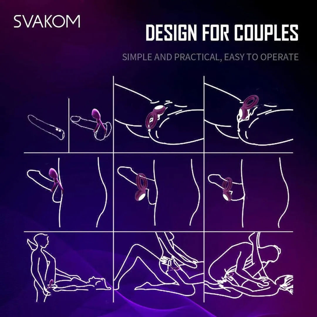 SVAKOM Tammy Double-Ring Cock Ring Vibrator