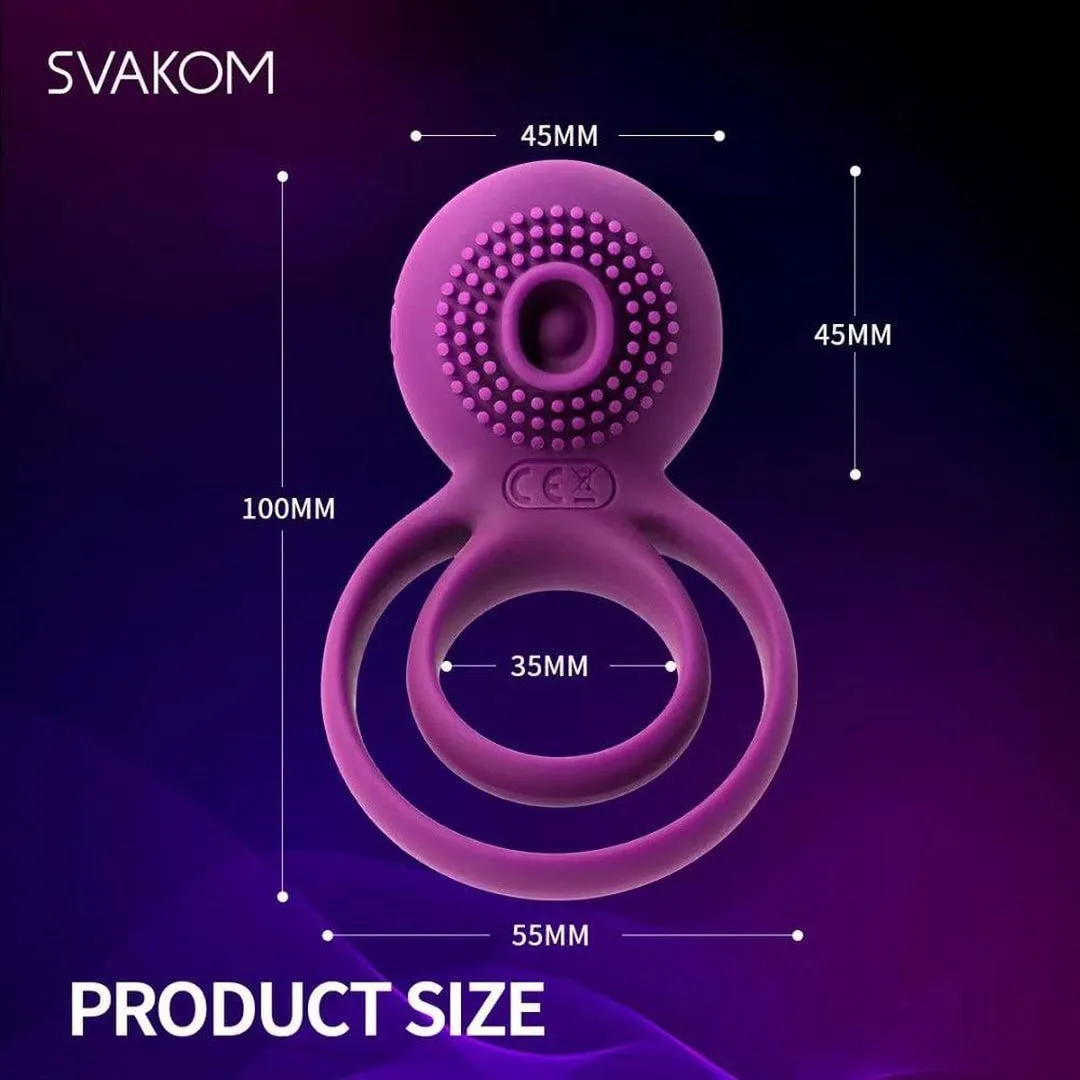 SVAKOM Tammy Double-Ring Cock Ring Vibrator
